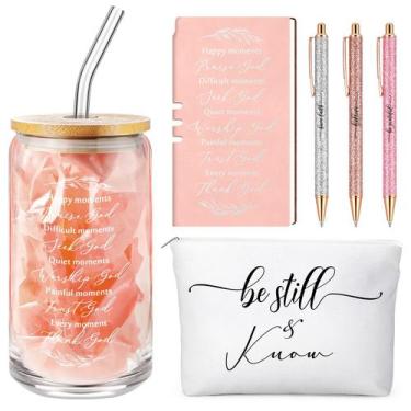 Imagem de Conjunto de presentes Spakon Christian para mulheres Bible A6 Leather 