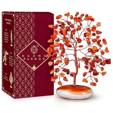 Imagem de Crystal Tree KARMAPLEDGE Cornalian Feng Shui Decoração