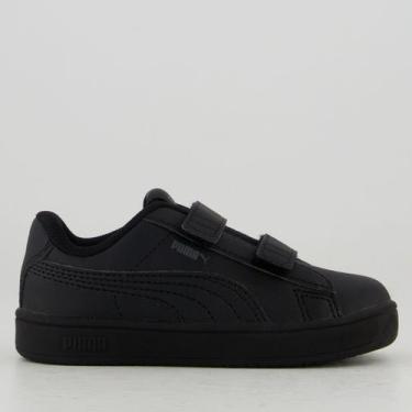 Imagem de Tênis Puma Rickie Classic V Infantil Preto e Cinza, 23