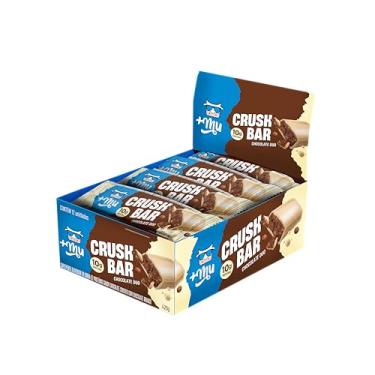 Imagem de +Mu Crush Bar Barra Proteica 10g Proteína Sabor Duo - Display 12 unidades 35g