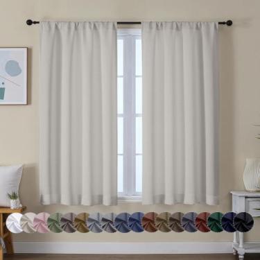 Imagem de Cortinas Blackout Simplebrand Ava Natural 137x137cm 2 painéis