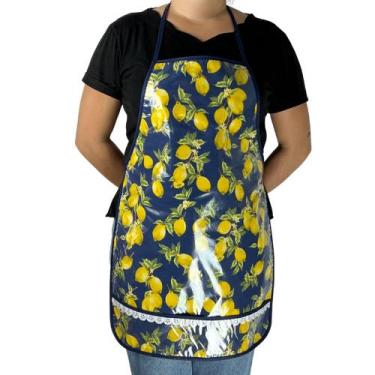 Imagem de Avental Impermeavel Plastificado Estampado para Cozinha Jardinagem Art