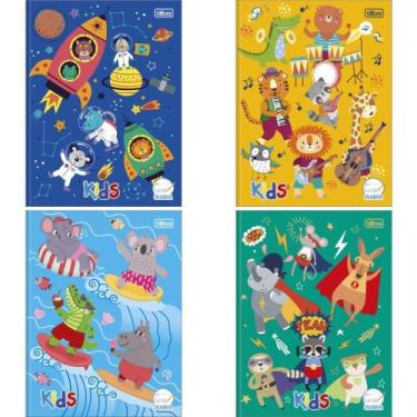 Imagem de Caderno Caligrafia Capa Dura Sapeca Masculino 40 Folhas  Pacote com 8 