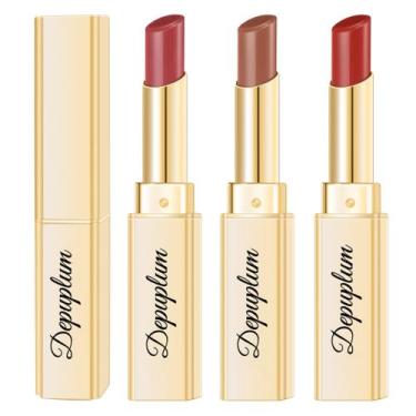 Imagem de Conjunto de batons Depuplum Berry Red Hydrate Glossy Moisture Women