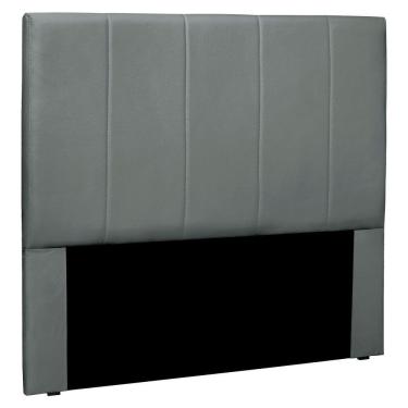 Imagem de Cabeceira Queen 1,60m Ravenna Veludo Cinza Chumbo