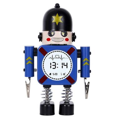 Imagem de Despertador LED Robot Soldier Digital Creative Silent