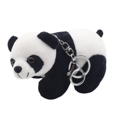 Imagem de Chaveiro de pelúcia Panda, fofo, macio, animal, chaveiro, brinquedo de 14 cm