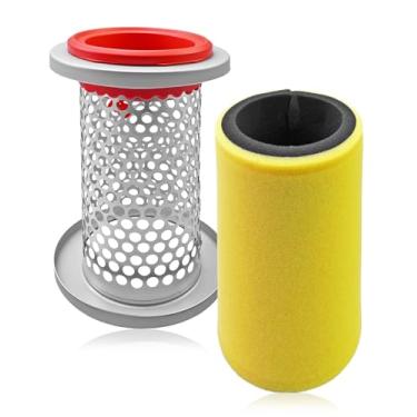 Imagem de Tampa de gaiola de guia de filtro de ar adequada para Yamaha Grizzly 350 400 450 Bruin 350 Kodiak 400 450 Wolverine 350 450 Substitui 5UH-E4458-00-00 5UH-E4468-00-00 5UH-E4451-1 0 a 00