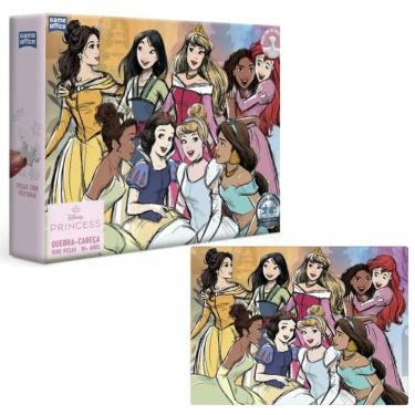 Imagem de Quebra-Cabeça Princesas Disney 1000 Pçs Game Office Toyster