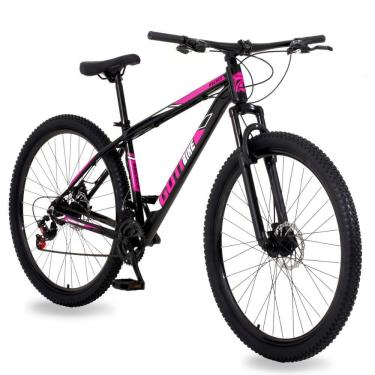 Imagem de Bicicleta Aro 29 Gott 24 Marcha Câmbio Shimano Freio A Disco 17 Preto Rosa