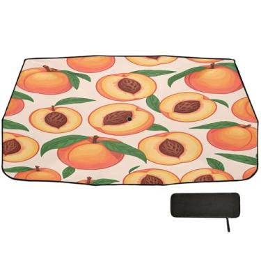 Imagem de Burbuja Guarda-sol de para-brisa de carro, guarda-chuva de para-brisa dobrável pêssego, bloqueio de raios UV e calor solar, adequado para caminhonete Sedan SUV na maioria dos veículos