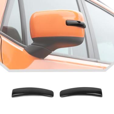 Imagem de JeCar Capa para espelho lateral fumê Jeep Renegade 2016-2024 - Acessórios de decoração de capa de luz de seta para espelho retrovisor