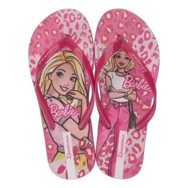 Imagem de Chinelo Menina Infantil Barbie Style 25729 Ipanema Original, Rosa, Cla