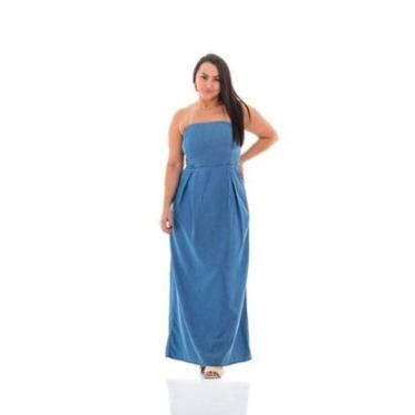 Imagem de Vestido Jeans Feminino Arauto Tomara Que Caia-Feminino