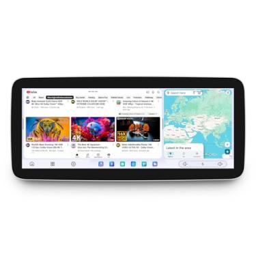 Imagem de JOYING Rádio automotivo para Toyota Sienna 2004-2010, tela sensível ao toque QLED de 12,3 polegadas, Android 13, estéreo, 12 GB + 256 GB com carpaly e Android Auto, AM/FM, navegação GPS, Bluetooth