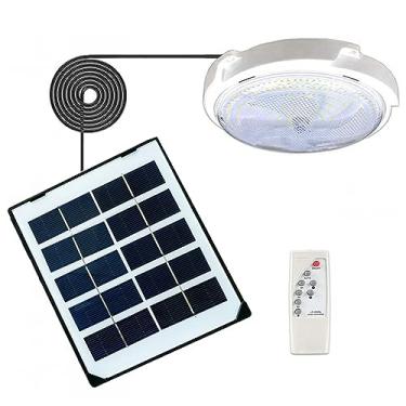Imagem de Luz de teto solar 45W 50LEDs decoração interior Luzes corredor e passagem com detecção controle remoto