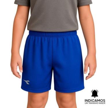 Imagem de Short Calção Diadora Small Logo Juvenil - Azul Royal 10, Azul royal, 1