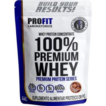Imagem de 100%Whey Premium - 840g Refil Chocolate ao Leite - Profit Laboratórios