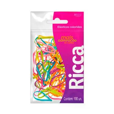 Imagem de Elástico Coloridos 100 Unidades Ricca