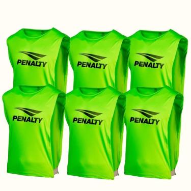 Imagem de KIT FUTEBOL 6 PEÇAS COLETE PENALTY PARA TREINOS ESPORTIVO TAMANHO ADULTO-Unissex
