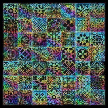 Imagem de Adesivos holográficos Inspirational Quote 50 unidades à prova d'água -