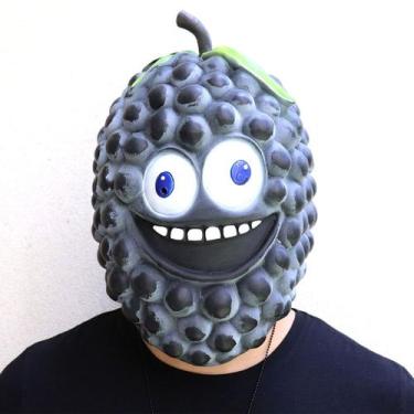 Imagem de Máscara de cosplay de látex de frutas de mirtilo para festa de Hallowe