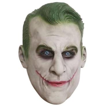 Imagem de Chapéu de palhaço, máscara facial completa de látex, fantasia de cospl