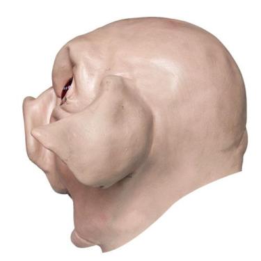 Imagem de Máscara de cosplay Halloween Horror Chainsaw Scary Pig Head Latex - yi