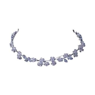 Imagem de Tiara Elegante Para Casamento Com Zircônia Cúbica, Coroa De Noiva, Ace