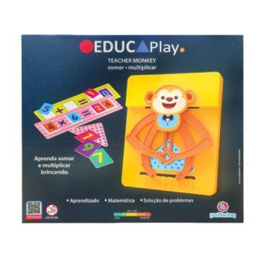 Imagem de Jogo educativo macaco matematico teacher monkey - polibrinq