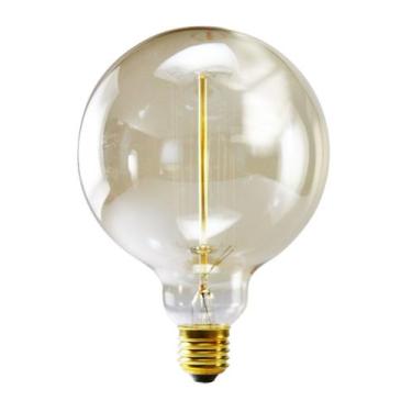 Imagem de Lâmpada Filamento de Carbono Globo G125 E27 40W 2400K 127V Dimerizável