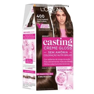 Imagem de Tintura L'Oréal Paris Casting Creme Gloss 400 Castanho Natural