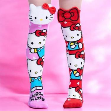Imagem de Meias 3D Infantil Maluca Divertida Personagens oi - H.Kitty, H.Kitty