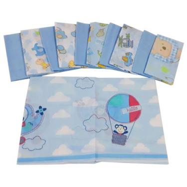 Imagem de 4 Fronhas 100% Algodão Berço 28x40cm Travesseiro Bebê - Dugu, Masculin