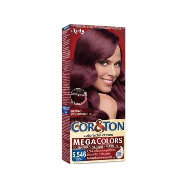 Imagem de Coloração em Creme Vermelho Amora 5546 Niely Cor&Ton Cobertura Total com Filtro UV