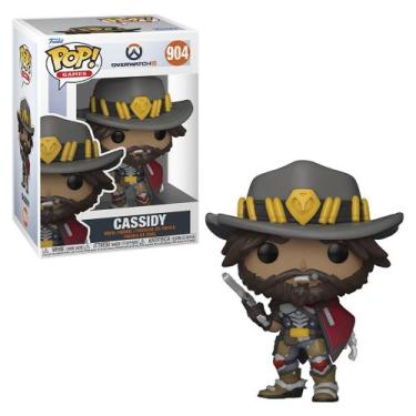 Imagem de Funko pop games overwatch 2 - cassidy 904, cinza/marrom
