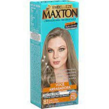Imagem de Tintura Creme Embelleze Maxton 8.1 Louro Claro Acinzentado