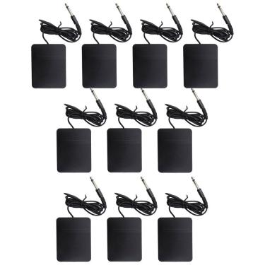Imagem de Kit 10 Pedais Sustain Rhythmic P10 Universal para Teclado e Piano Digital