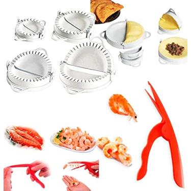 Imagem de Fechador Modelador Forma De Pastel Risole e limpador camarao