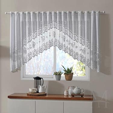 Imagem de CORTINA CASCATA CLASSICA BRANCA BULE 3,00M X 1,00M