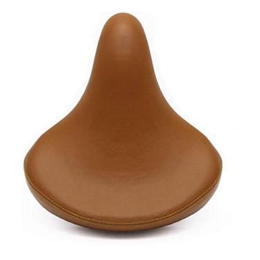Imagem de Sela de bicicleta retrô SENQI retrô rebitada vintage para ciclismo, acessório de assento confortável e durável