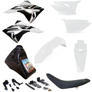 Imagem de Kit Plástico Biker Next Completo Crf 230 Adaptável Xr 200 Xr 250