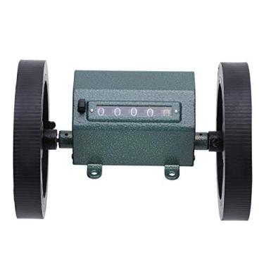 Imagem de Contador de metros de comprimento, com um mecanismo de reinicialização zero, amplamente utilizado 0-9999.9 para impressão de têxteis (balcão)