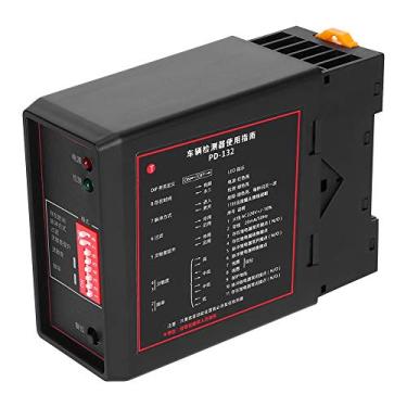 Imagem de Detector de loop de veículo, sensor de circuito indutivo de canal único PD132, detector de sensor de segurança selecionável de pulsação, para detector de carro