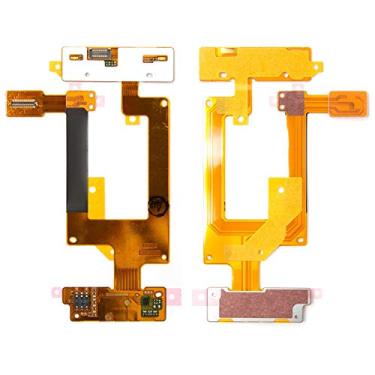 Imagem de Peças de reparo de cabo flexível compatíveis com Nokia C2-03, C2-06, C2-07, C2-08 (para placa principal, com módulo de teclado, com componentes)