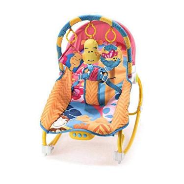 Imagem de Cadeira de Balanço para Bebês 0-20 kg Girafa, Multikids Baby, Laranja