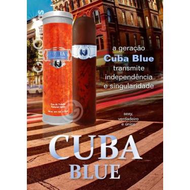 Imagem de Perfume Cuba Paris Blue Men Eau De Toilette - 100ml - Original