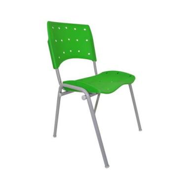 Imagem de Cadeira Secretaria Ergoplax Fixa BC - Maiart, Verde