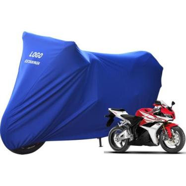 Imagem de Capa Para Moto Honda CBR 600 RR Alta Durabilidade De Luxo - Mz, Azul