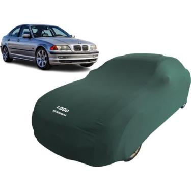 Imagem de Capa Carro Bmw 328i Com Elástico Melhor Fixação - Mz, Verde